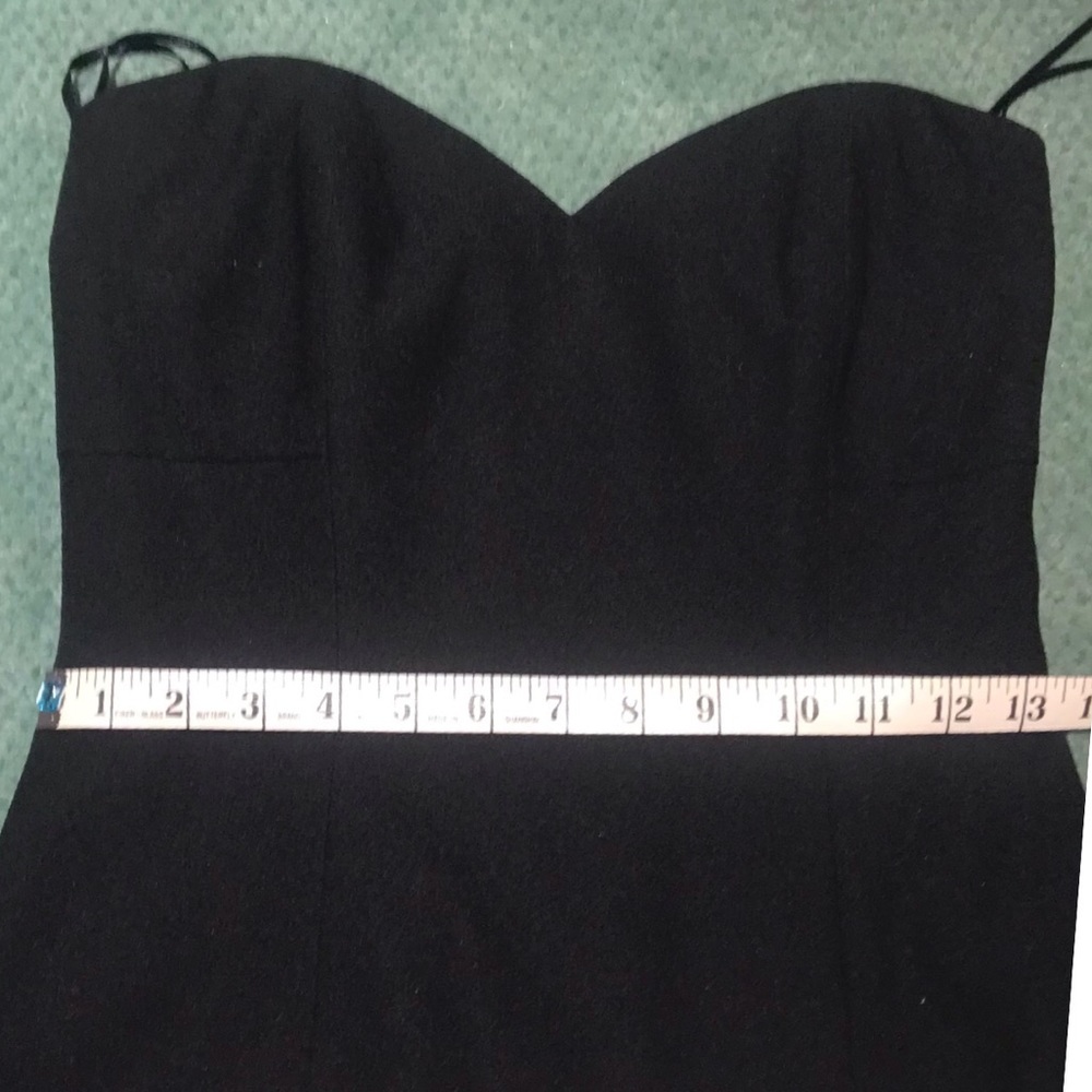 Vintage A.J. Bari Petites Black Sweetheart Strapless Dress - Picture 11 of 12